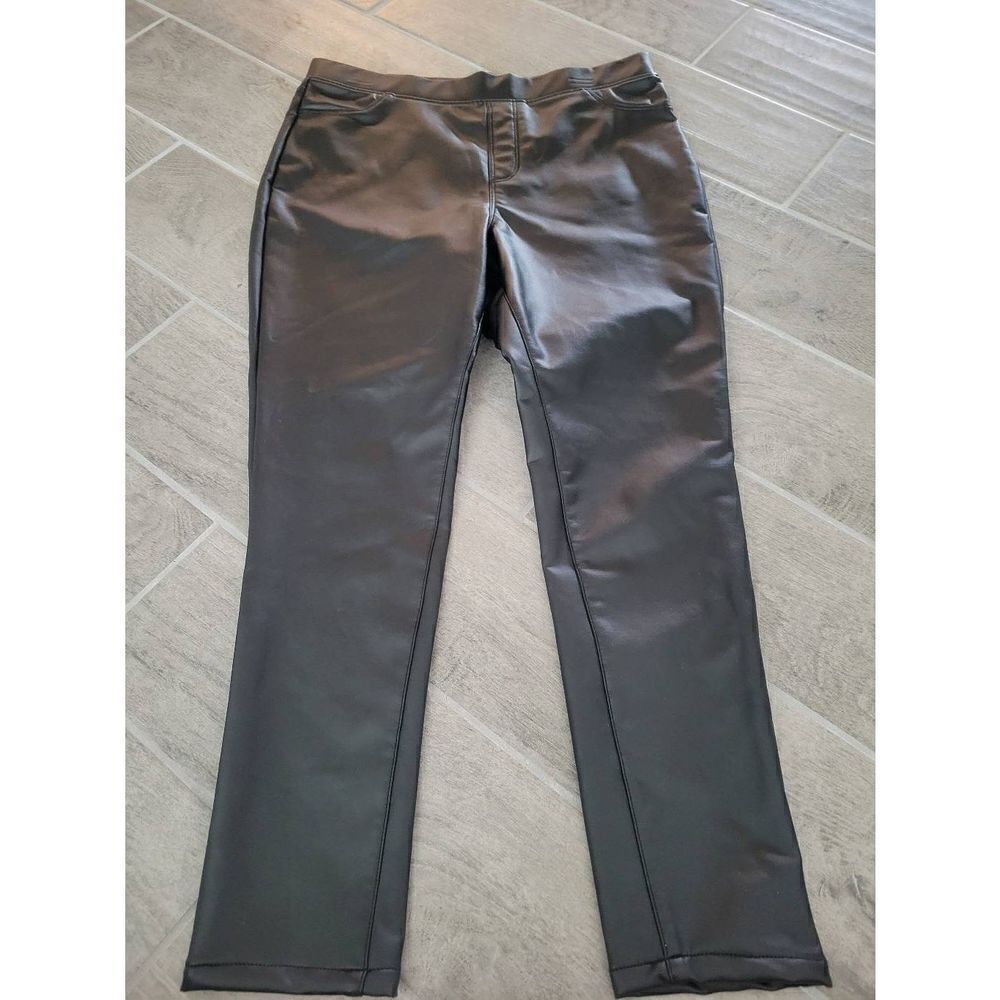 Philosophy‎ Republic Clothing Faux Leather Pants Size Large Black